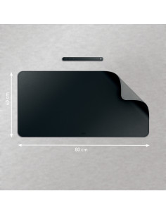 Leitz 53820095 protector de escritorio Cloruro de polivinilo (PVC) Negro 2