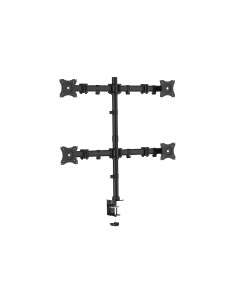 Equip Soporte articulado de sobremesa para monitor cuádruple de 13"-27