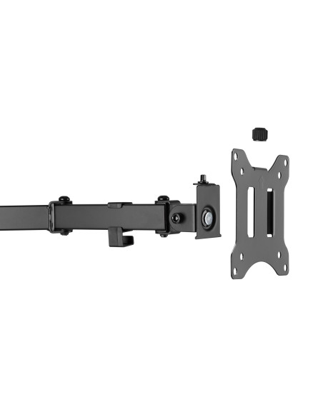 Equip Soporte de sobremesa económico para dos monitores de 17"-32