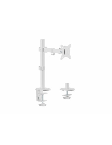 Equip Soporte de escritorio articulado para monitor de 17«-32», blanco
