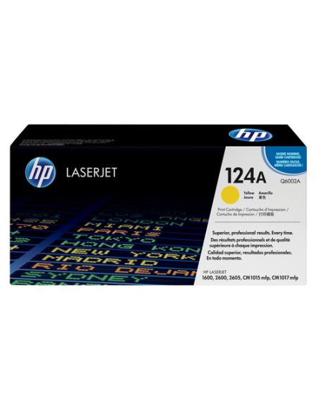 HP Cartucho de tóner original LaserJet 124A amarillo