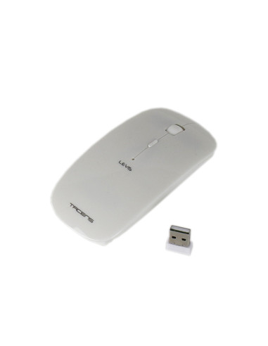 Tacens LEVIS COMBO, Pack de Teclado y Ratón Inalámbrico Blanco, Wireless 2.4G, Ratón Ambidiestro,Teclado Qwerty Español