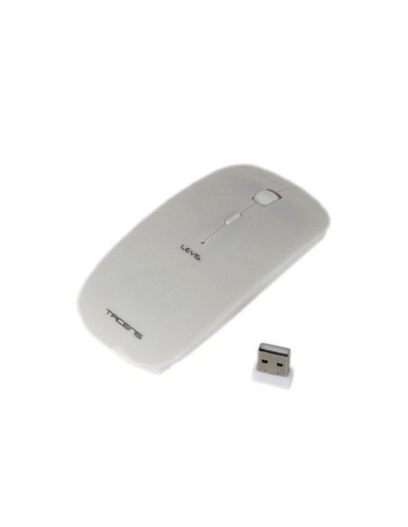 Tacens LEVIS COMBO, Pack de Teclado y Ratón Inalámbrico Blanco, Wireless 2.4G, Ratón Ambidiestro,Teclado Qwerty Español