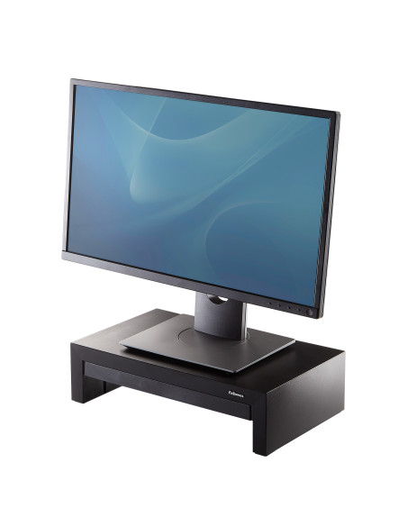 Fellowes Designer Suites 53,3 cm (21") Escritorio Negro, Perlado