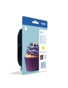 Brother LC123YBP cartucho de tinta 1 pieza(s) Original Amarillo