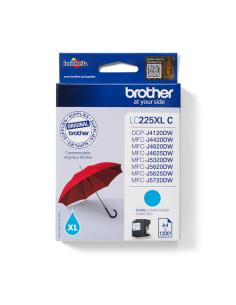 Brother LC225XLC cartucho de tinta 1 pieza(s) Original Alto rendimiento (XL) Cian