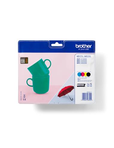 Brother LC-227XLVALBP cartucho de tinta 4 pieza(s) Original Negro, Cian, Magenta, Amarillo