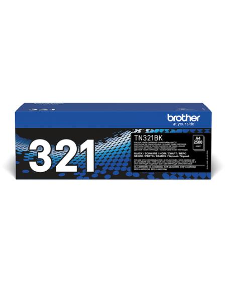 Brother TN-321BK cartucho de tóner 1 pieza(s) Original Negro