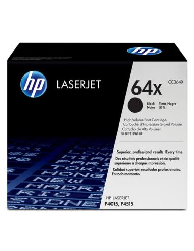 HP 64X High Yield Black Original LaserJet Toner Cartridge cartucho de tóner 1 pieza(s) Negro