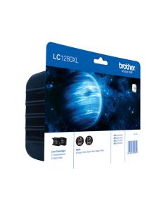 Brother LC1280XLBKBP2 cartucho de tinta 2 pieza(s) Original Negro