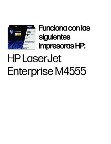 HP Cartucho de tóner original LaserJet 90A negro