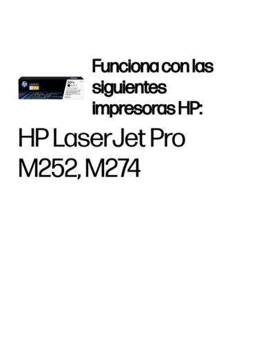 HP Cartucho de tóner original LaserJet 201X negro de alta capacidad