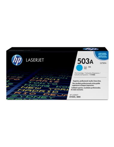 HP Cartucho de tóner original LaserJet 503A cian
