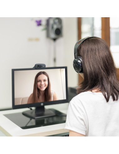 Logitech 960-001063 cámara web 3 MP 1280 x 720 Pixeles USB Gris, Gris Oscuro