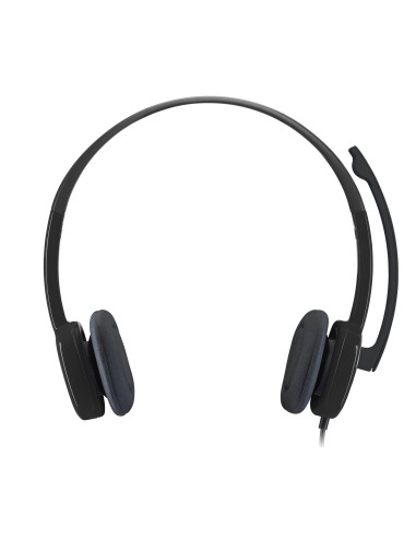 Logitech 981-000589 auricular y casco Auriculares Alámbrico Diadema Oficina Centro de llamadas Negro