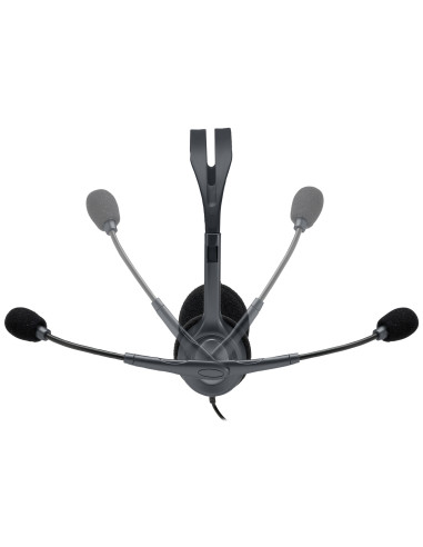Logitech 981-000593 auricular y casco Auriculares Alámbrico Diadema Oficina Centro de llamadas Negro