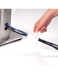 Fellowes CableZip Piso Tubo flexible para protección de cables Blanco 1 pieza(s) 2