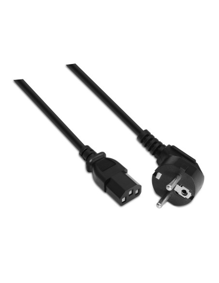 AISENS A132-0167 cable de transmisión Negro 1,5 m CEE7 7 C13 acoplador