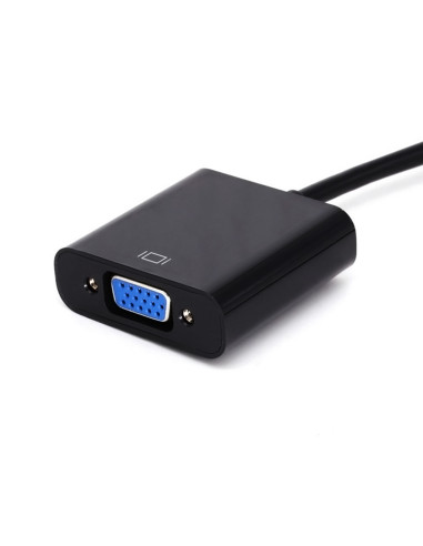 AISENS CONVERSOR DVI-D A VGA, 24+1 M-HDB15 H, NEGRO, 10CM