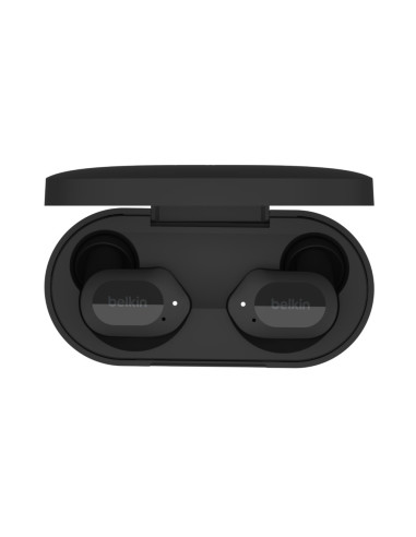Belkin SOUNDFORM Play Auriculares Inalámbrico Dentro de oído Llamadas Música USB Tipo C Bluetooth Negro