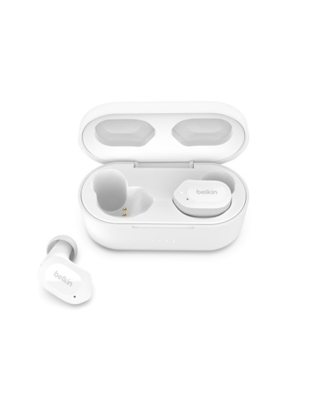 Belkin SOUNDFORM Play Auriculares True Wireless Stereo (TWS) Dentro de oído Bluetooth Blanco