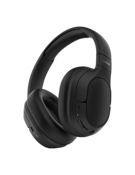 Belkin AUD008HQBK auricular y casco Auriculares Inalámbrico Diadema Llamadas Música USB Tipo C Bluetooth Negro
