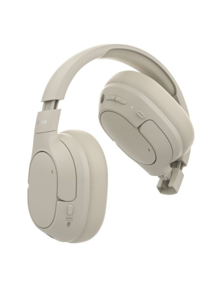 Belkin AUD008HQSA auricular y casco Auriculares Inalámbrico Diadema Llamadas Música USB Tipo C Bluetooth Arena