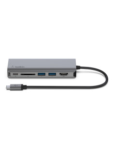 Belkin AVC008BTSGY base para portátil y replicador de puertos USB 3.2 Gen 1 (3.1 Gen 1) Type-C Negro, Gris 2