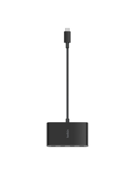 Belkin AVC018BTBK hub de interfaz USB Tipo C 10000 Mbit s Negro