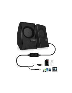 Conceptronic BJORN02B altavoz De 2 vías Negro Inalámbrico y alámbrico 6 W 2