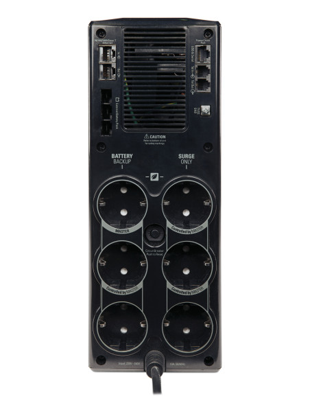 APC Back-UPS Pro sistema de alimentación ininterrumpida (UPS) Línea interactiva 1,5 kVA 865 W 6 salidas AC