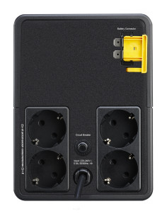 APC Easy UPS sistema de alimentación ininterrumpida (UPS) Línea interactiva 1,2 kVA 650 W 4 salidas AC 2