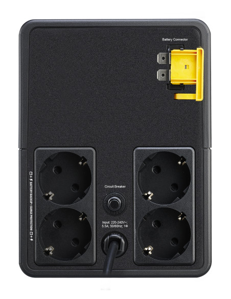 APC Easy UPS sistema de alimentación ininterrumpida (UPS) Línea interactiva 1,2 kVA 650 W 4 salidas AC