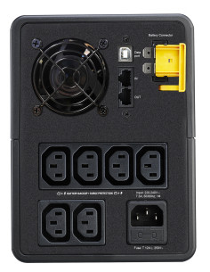 APC BX1600MI sistema de alimentación ininterrumpida (UPS) Línea interactiva 1,6 kVA 900 W 6 salidas AC 2
