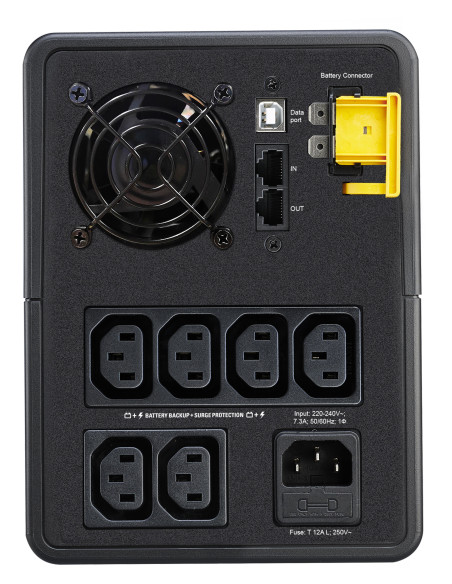 APC BX1600MI sistema de alimentación ininterrumpida (UPS) Línea interactiva 1,6 kVA 900 W 6 salidas AC