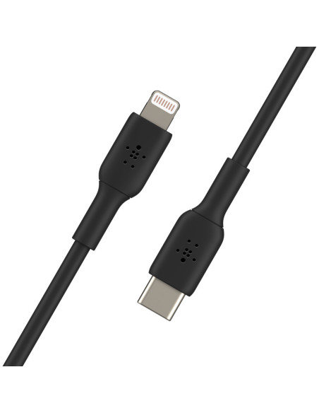 Belkin CAA003BT1MBK cable de conector Lightning 1 m Negro
