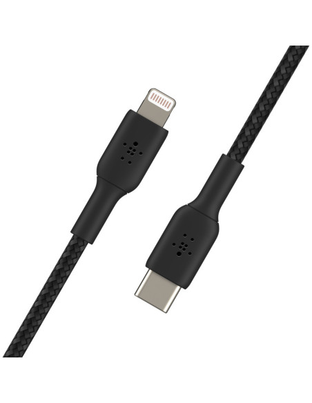 Belkin CAA004BT1MBK cable de conector Lightning 1 m Negro