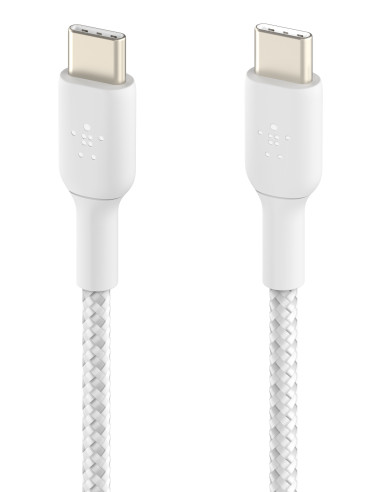 Belkin CAB004BT1MWH2PK cable USB USB 2.0 1 m USB C Blanco