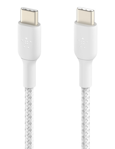 Belkin CAB004BT1MWH2PK cable USB USB 2.0 1 m USB C Blanco