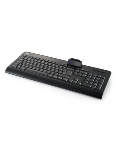 Conceptronic CKBESMARTID teclado Oficina USB QWERTY Español Negro