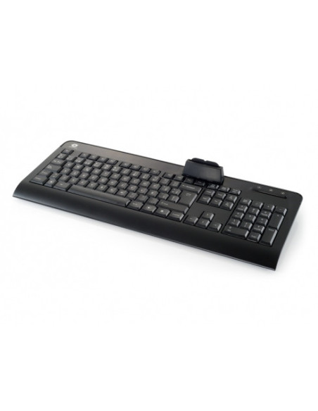 Conceptronic CKBESMARTID teclado Oficina USB QWERTY Español Negro