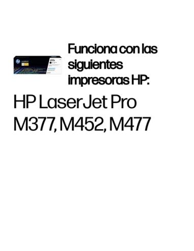 HP Cartucho de tóner original LaserJet 410X negro de alta capacidad