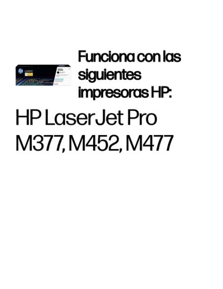 HP Cartucho de tóner original LaserJet 410X negro de alta capacidad