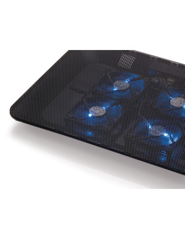 Conceptronic Plataforma de refrigeración de 4 ventiladores para equipos portátiles
