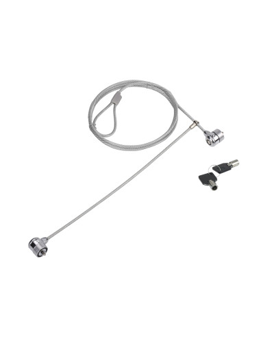 Conceptronic CNBSLOCK15T cable antirrobo Plata 1,5 m