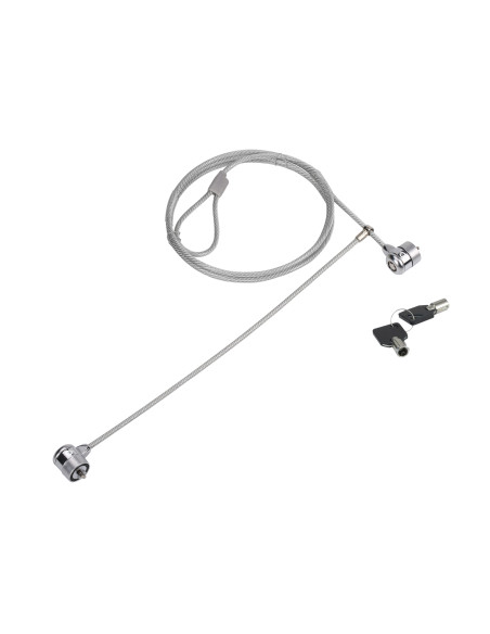 Conceptronic CNBSLOCK15T cable antirrobo Plata 1,5 m