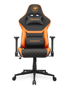 COUGAR CGR-A2F Silla para videojuegos universal Asiento acolchado tapizado Negro, Naranja