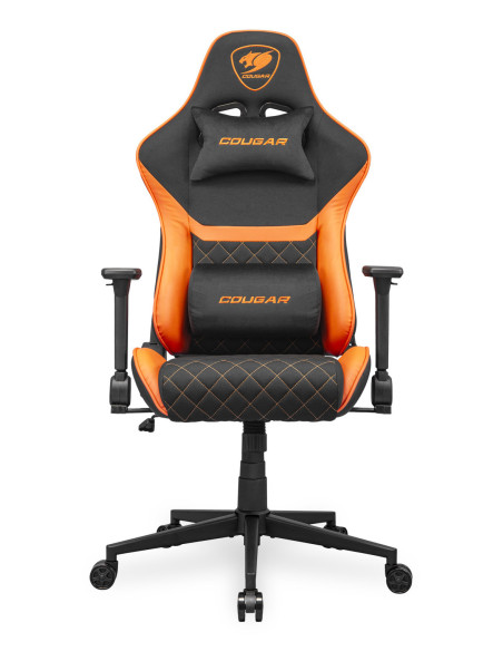 COUGAR CGR-A2F Silla para videojuegos universal Asiento acolchado tapizado Negro, Naranja
