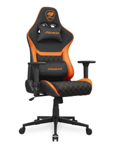 COUGAR CGR-A2F Silla para videojuegos universal Asiento acolchado tapizado Negro, Naranja 2