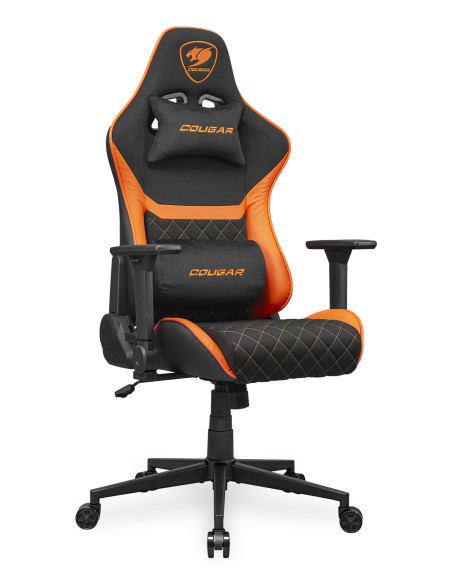 COUGAR CGR-A2F Silla para videojuegos universal Asiento acolchado tapizado Negro, Naranja